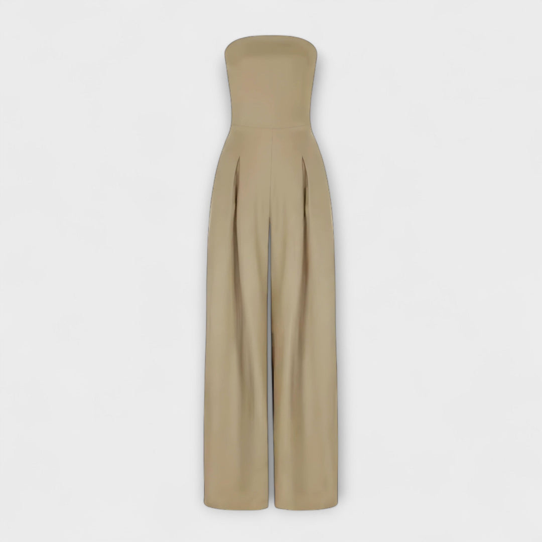 Amélie – Elegant strapless jumpsuit