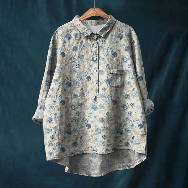 Liesa | Elegant Blomsterblus för Kvinna