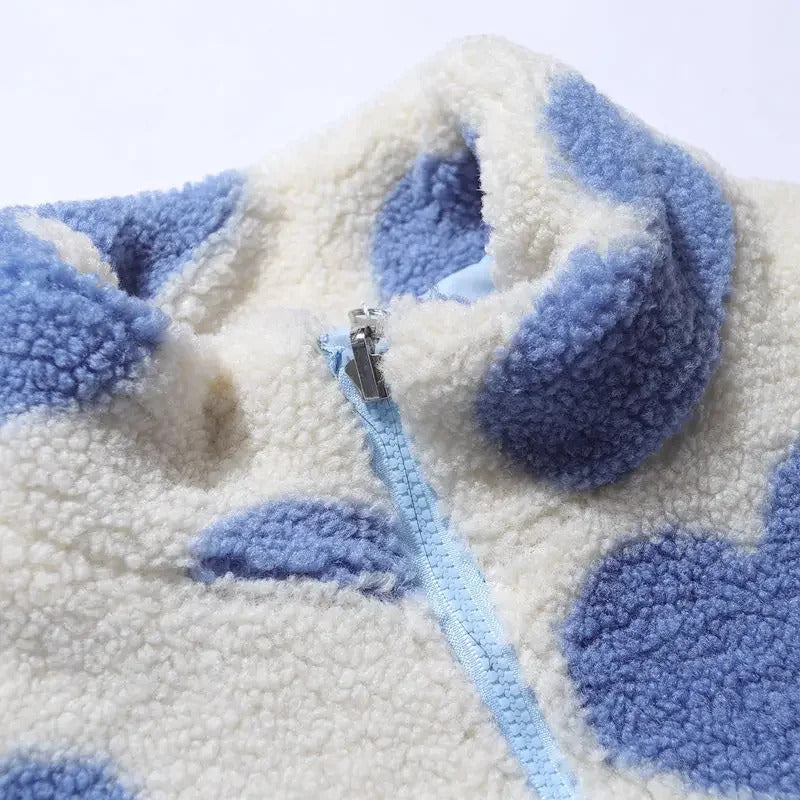 Katharina | Mjuk Reversibel Hjärtjacka