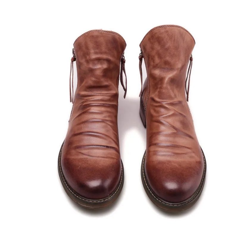Owens | Ankelstövlar i vintagelook