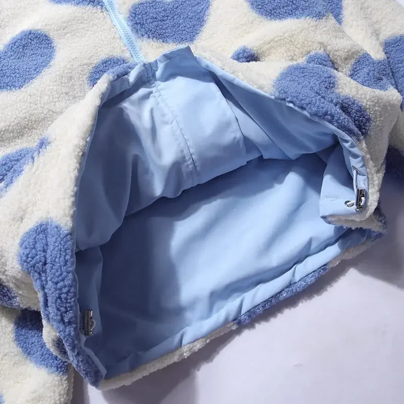 Katharina | Mjuk Reversibel Hjärtjacka