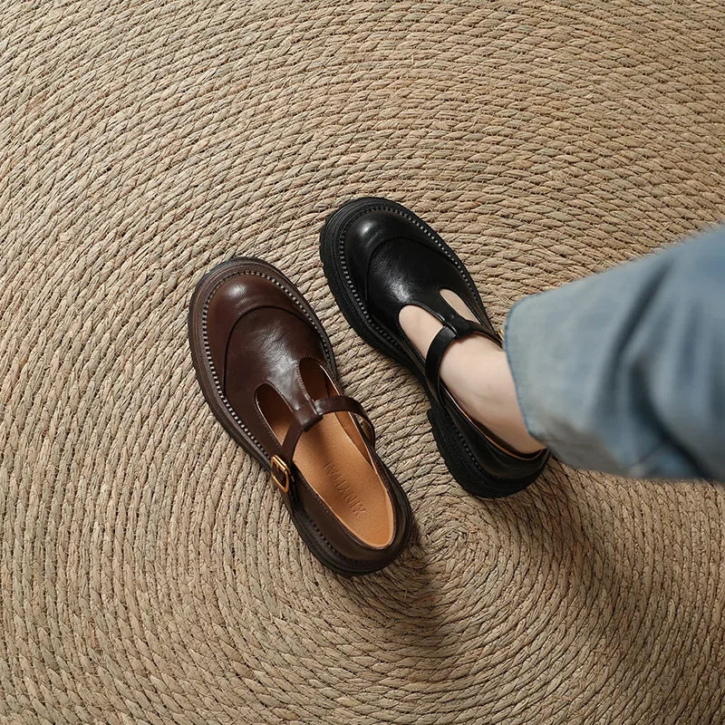 Chiara | Eleganta Mary Jane-skor i högkvalitativt läder