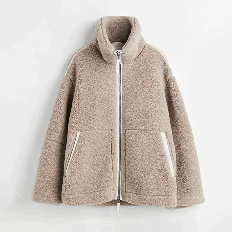 Hanneke | Oversized teddyjacka