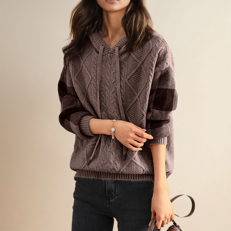 Leonie - Jacquard Huva Tröja