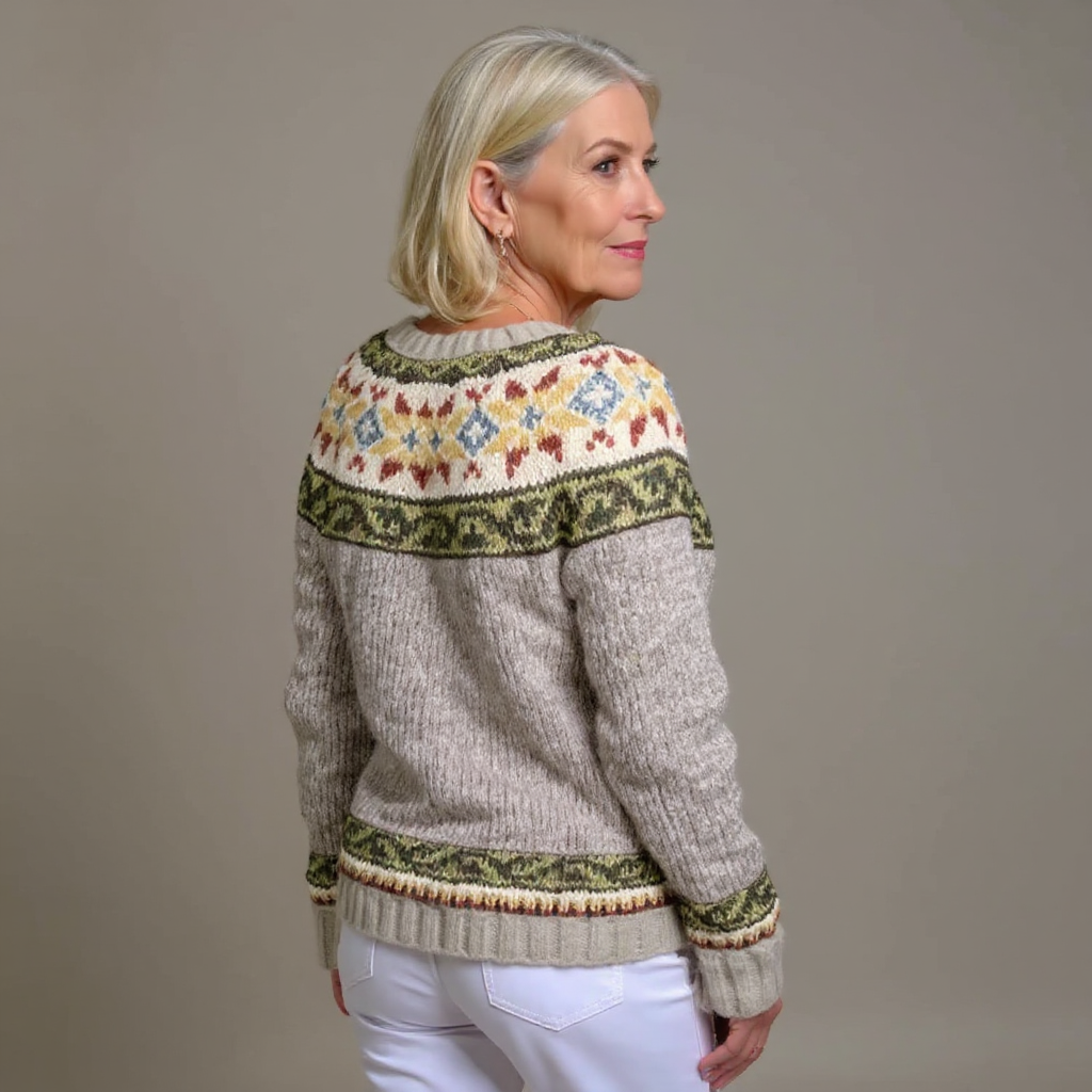 Svensson - Inspirerad Vintage Isländsk Ullcardigan
