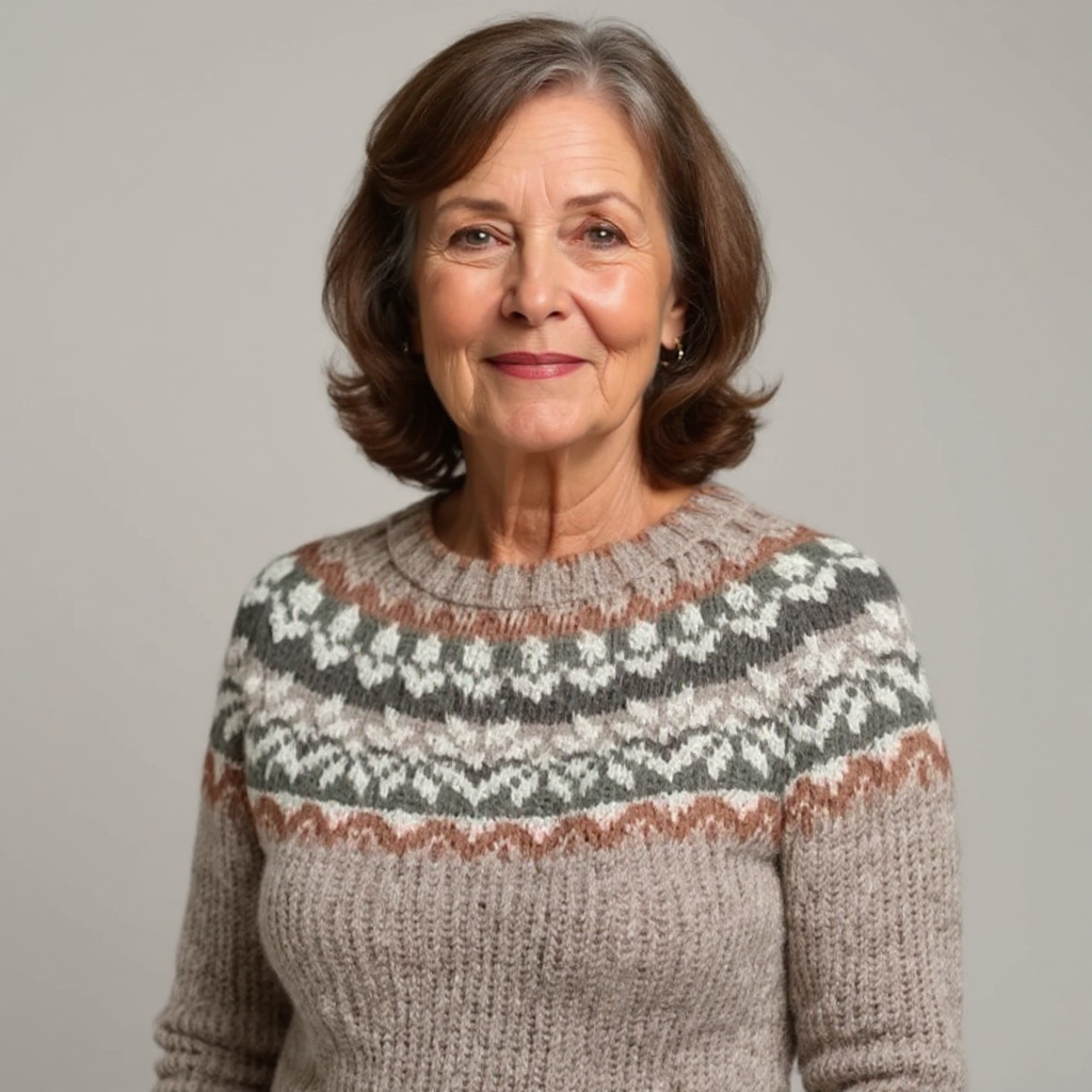 Svensson - Klassisk Isländsk Ullstickad Tröja