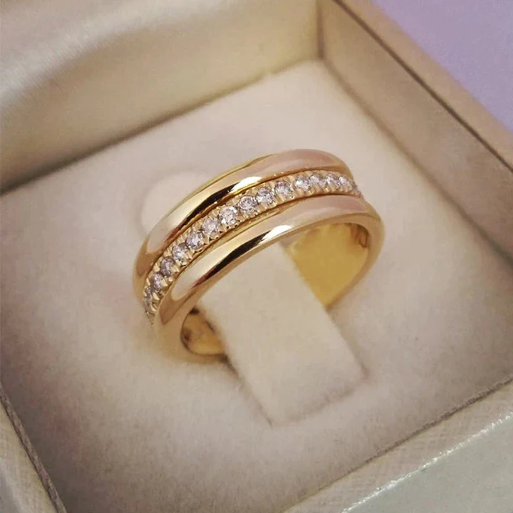Sarah - Vintage Zirkonia Inlagd Ring