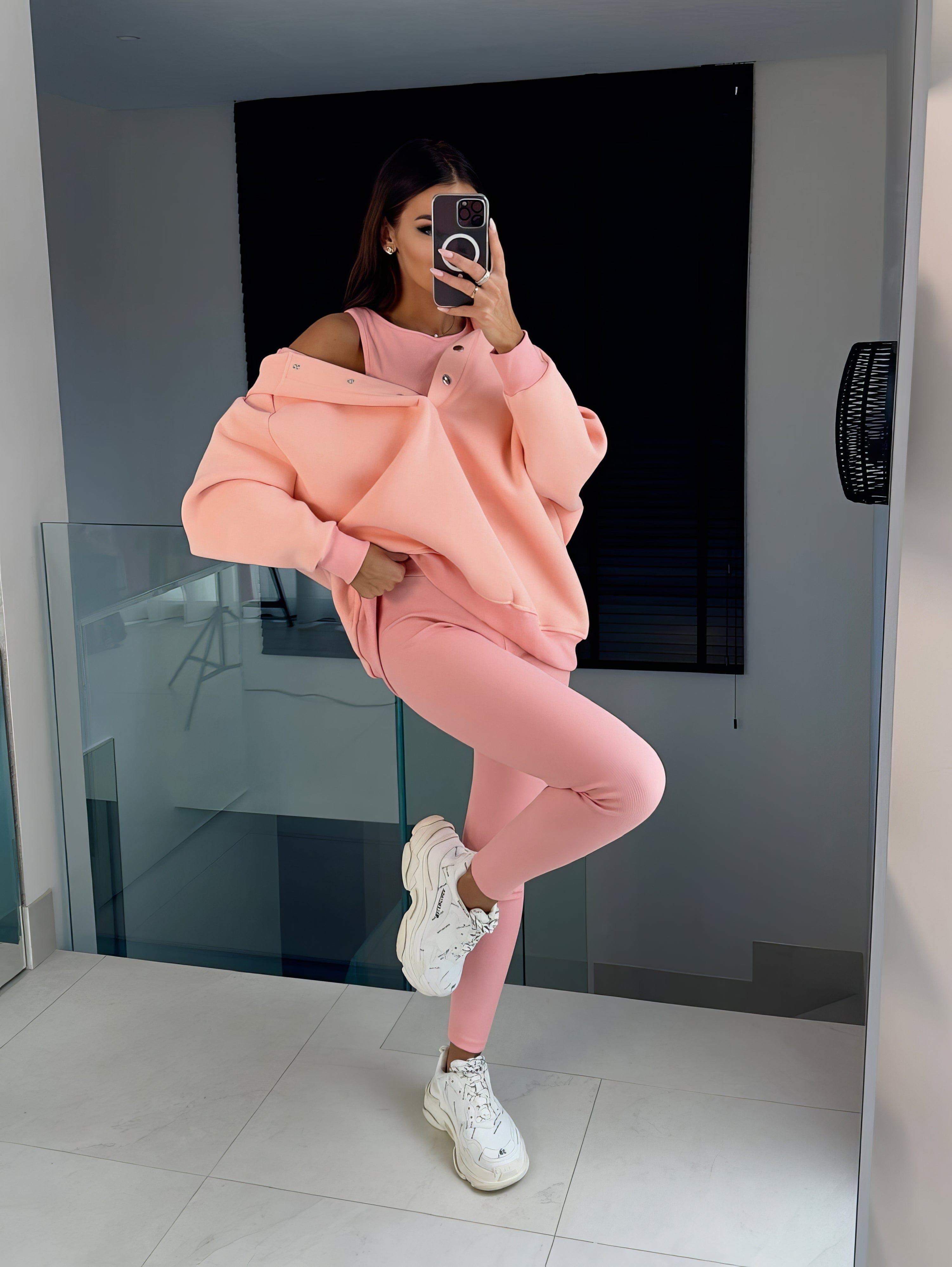 Liya | Tredelad casual matchande set