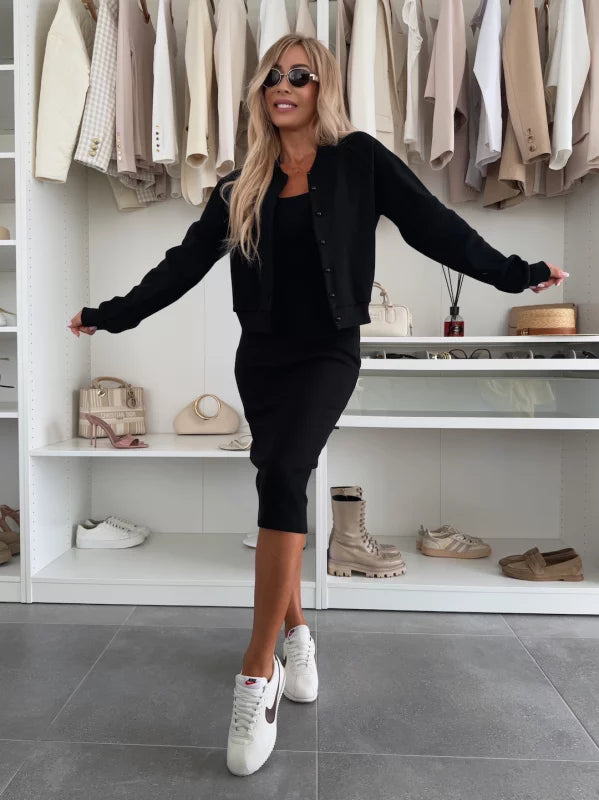 Veni™ - Klänning med kofta